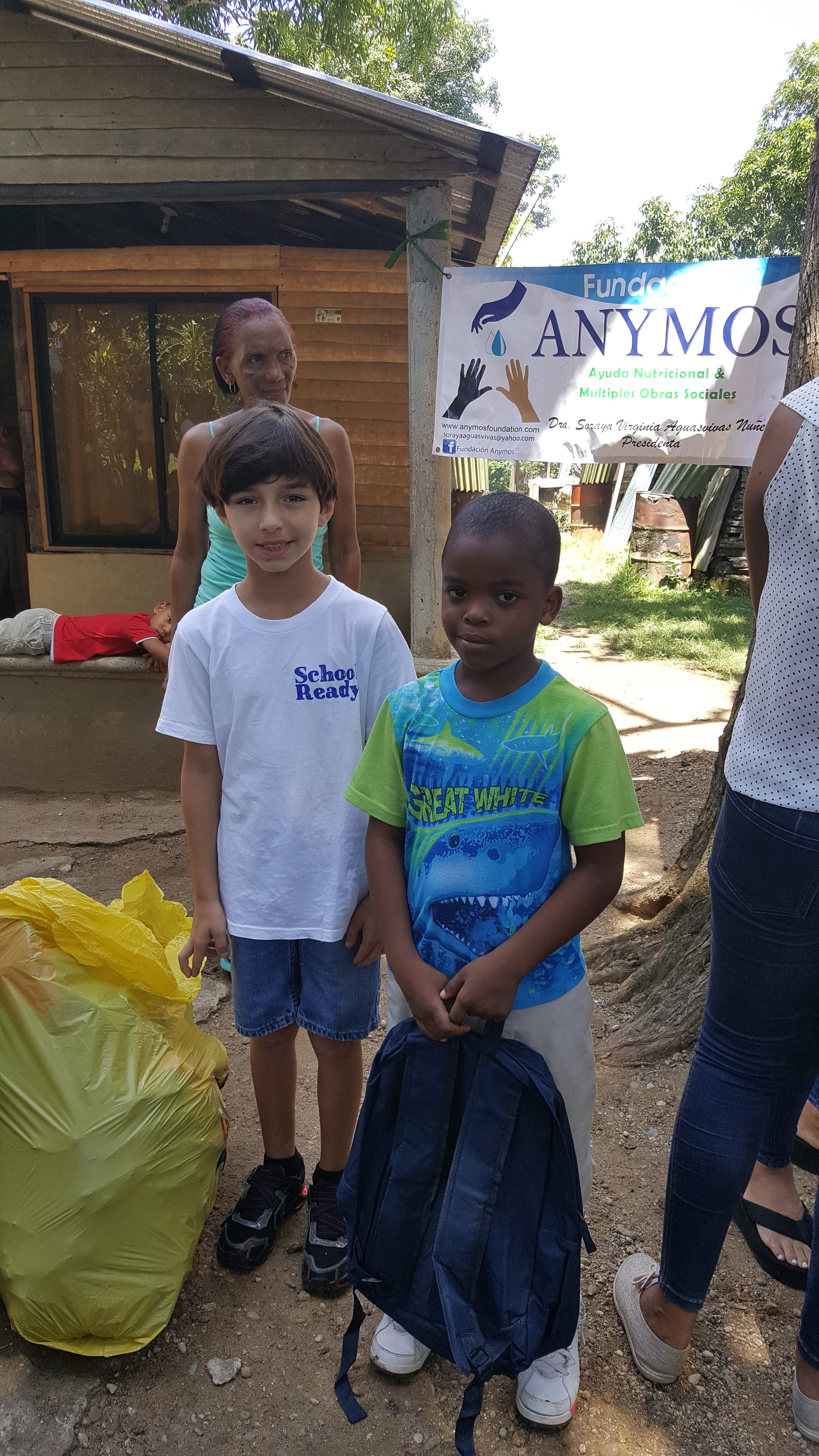 two children smiling