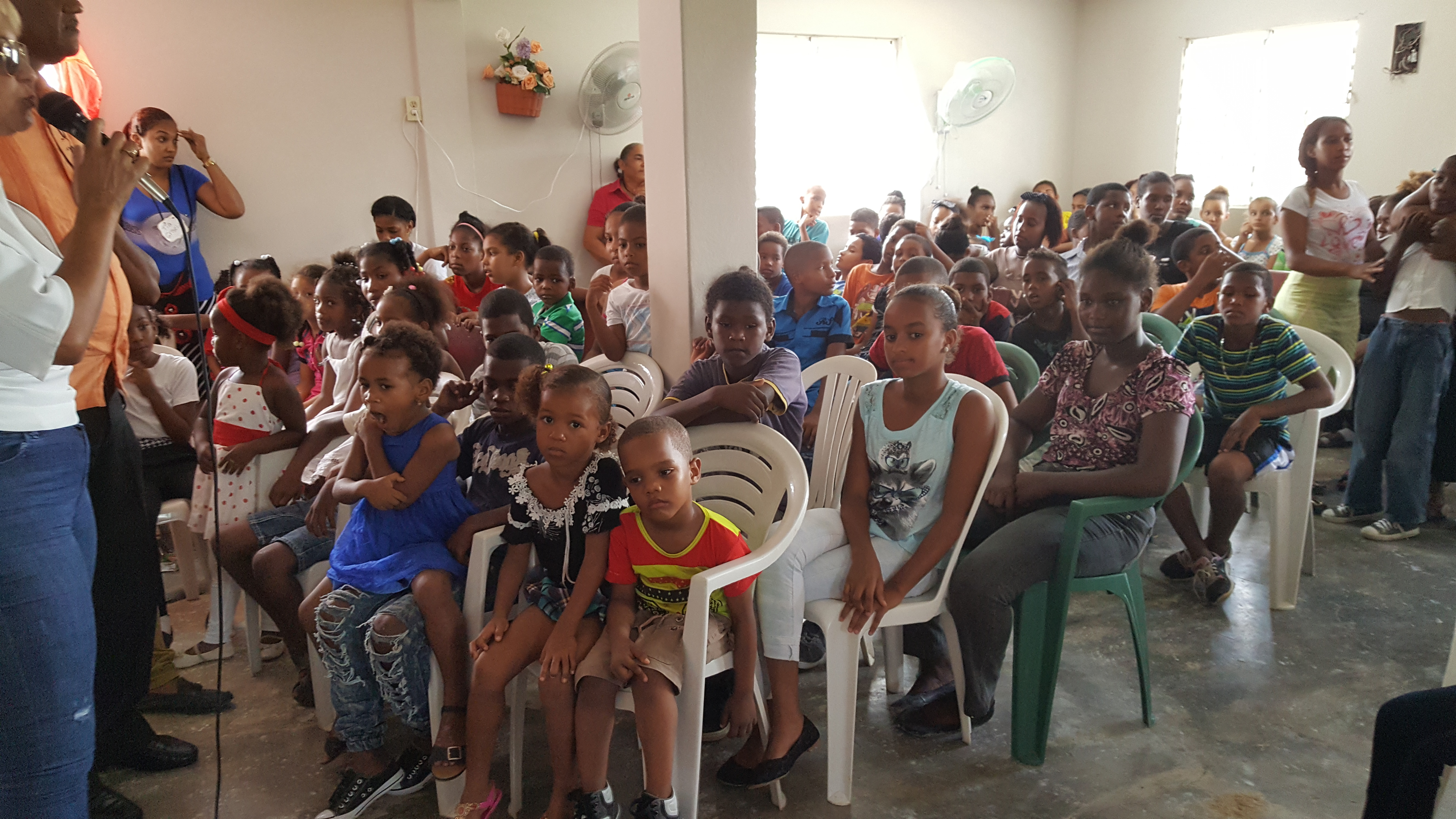 group of children in audience